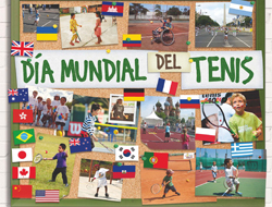 El Día Mundial del Tenis se celebra en el Obelisco